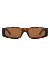 Talon - Rectangle Narrow Retro Square Fashion Sunglasses Gray Baobab