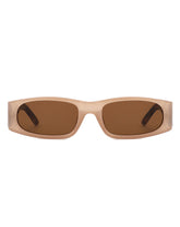Talon - Rectangle Narrow Retro Square Fashion Sunglasses Gray Baobab