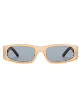 Talon - Rectangle Narrow Retro Square Fashion Sunglasses Gray Baobab