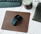 Leather Mouse Pad Olive Iolaus