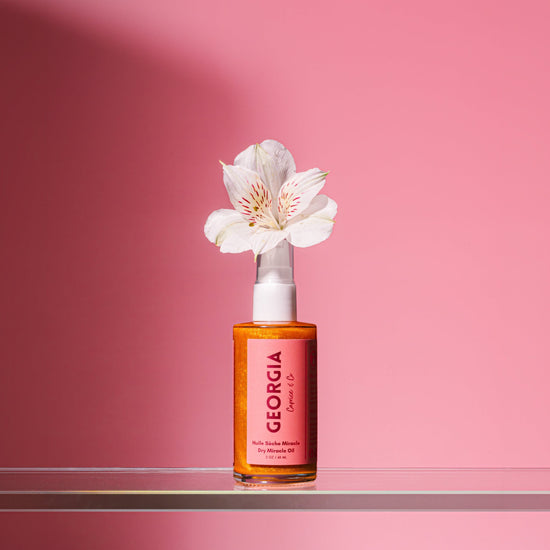 Georgia - Dry Shimmering Body Oil Ivory Electra