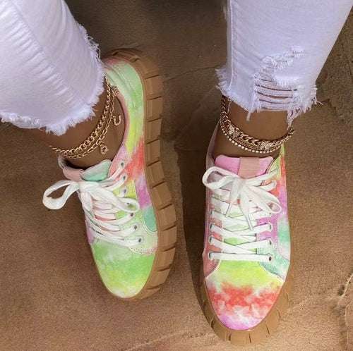 Pinterest Women Sneaker Light Breathble Vulcanized Shoes Platform Lace Coffee Jasper