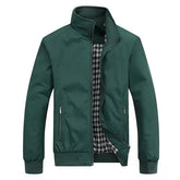 2025 Spring Autumn Casual Solid Fashion Slim Bomber Jacket Men AliExpress