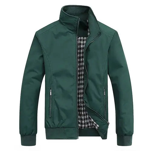 2025 Spring Autumn Casual Solid Fashion Slim Bomber Jacket Men AliExpress