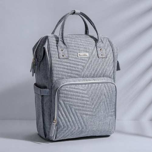 Quilted Diaper Baby Backpack Maroon Chronos