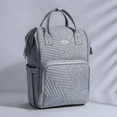 Quilted Diaper Baby Backpack Maroon Chronos
