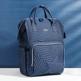 Quilted Diaper Baby Backpack Maroon Chronos