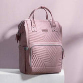 Quilted Diaper Baby Backpack Maroon Chronos