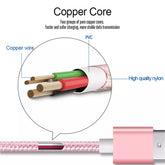 PBG 10FT XL Best iPhone Charger Cable - Durable & Fast Charging Fuchsia Electra