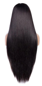 Straight Human Hair Wigs With Bangs Full Machine Made Brazilian Human Cerise Alfie