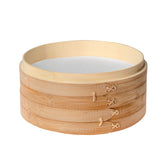 2-Tier Bamboo Steamer for Cooking Dumplings, Vegetables, Meat, Fish, Jade Danae