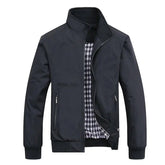 2025 Spring Autumn Casual Solid Fashion Slim Bomber Jacket Men AliExpress