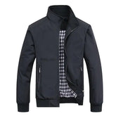 2025 Spring Autumn Casual Solid Fashion Slim Bomber Jacket Men AliExpress