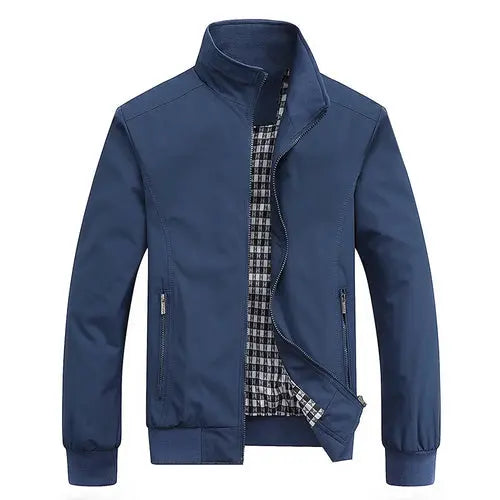 2025 Spring Autumn Casual Solid Fashion Slim Bomber Jacket Men AliExpress