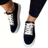 Pinterest Women Sneaker Light Breathble Vulcanized Shoes Platform Lace Coffee Jasper