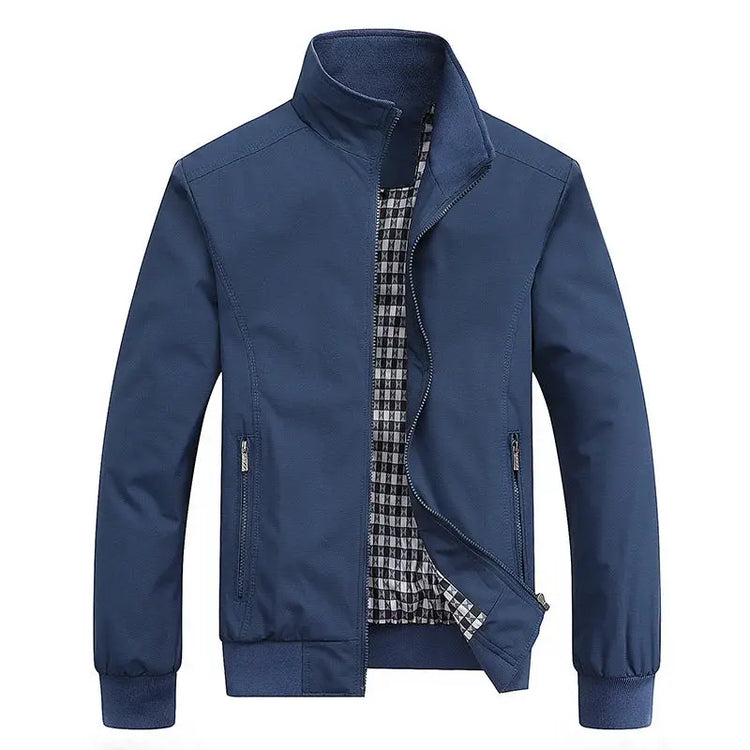 2025 Spring Autumn Casual Solid Fashion Slim Bomber Jacket Men AliExpress