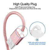 PBG 10FT XL Best iPhone Charger Cable - Durable & Fast Charging Fuchsia Electra