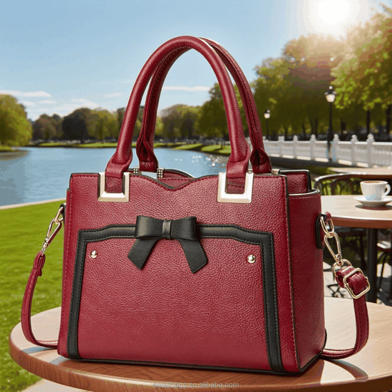 Sac à bandoulière pour femmes en PU, design rayé, fermeture éclair, style mode et luxe, capacité 2-2.9l, bandoulière chaîne, pour usage quotidien