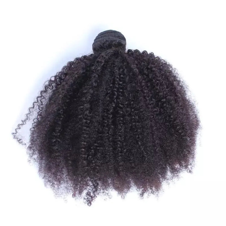 BeuMAX 10A Grade 3/4 Bundles Afro Kinky Curly Brazilian Human Hair Cerise Alfie