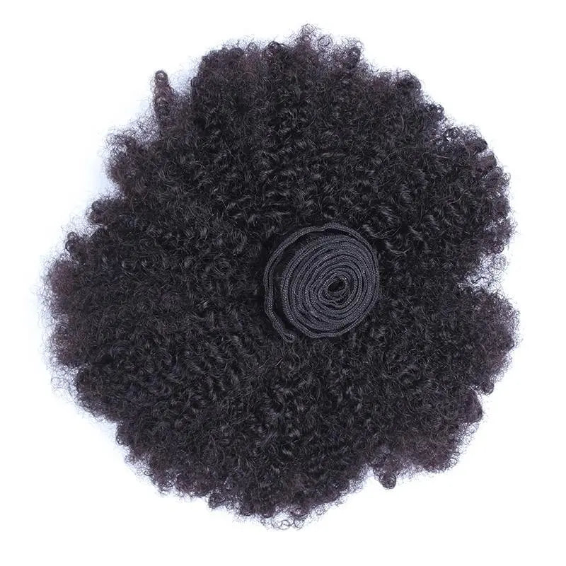 BeuMAX 10A Grade 3/4 Bundles Afro Kinky Curly Brazilian Human Hair Cerise Alfie