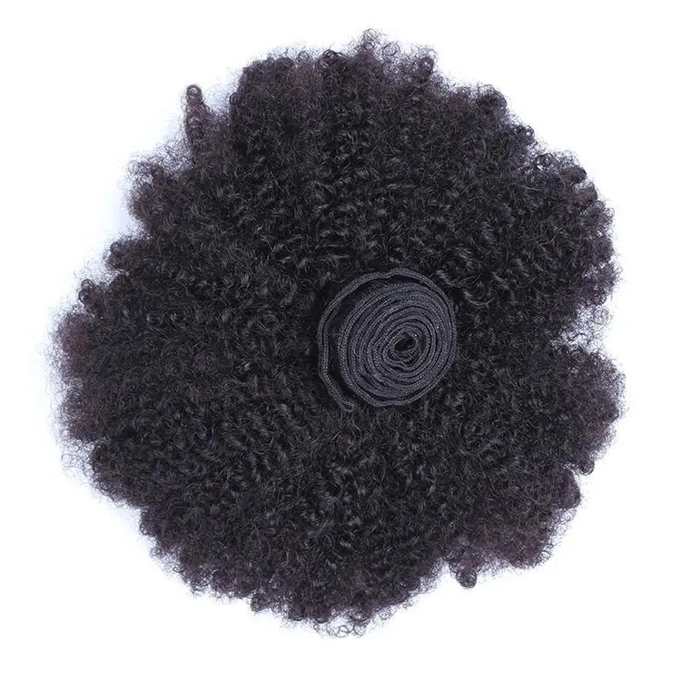 BeuMAX 10A Grade 3/4 Bundles Afro Kinky Curly Brazilian Human Hair Cerise Alfie