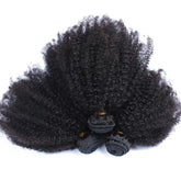 BeuMAX 10A Grade 3/4 Bundles Afro Kinky Curly Brazilian Human Hair Cerise Alfie