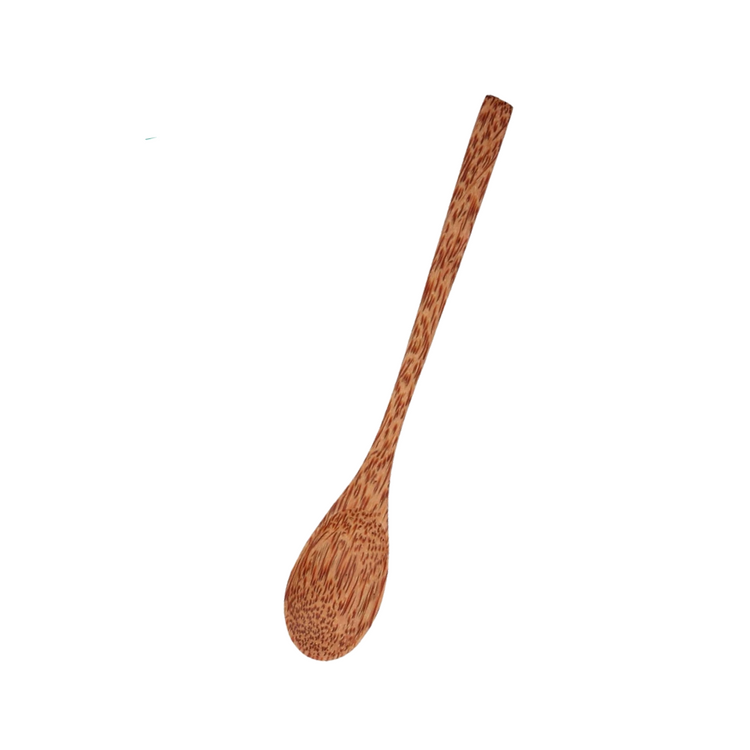 Wooden Coconut Spoon Yellow Lavender