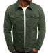 Mens Casual Dual Pocket Jacket Yellow Pandora