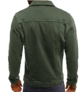 Mens Casual Dual Pocket Jacket Yellow Pandora