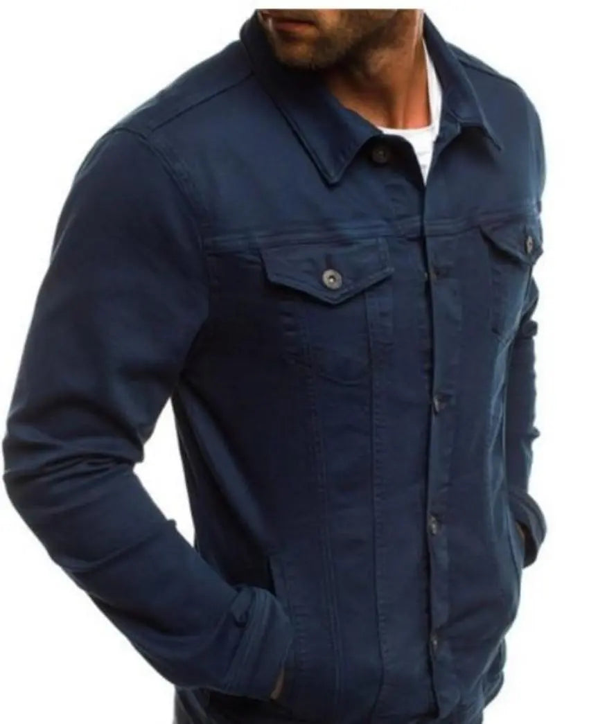 Mens Casual Dual Pocket Jacket Yellow Pandora