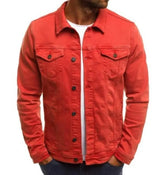 Mens Casual Dual Pocket Jacket Yellow Pandora