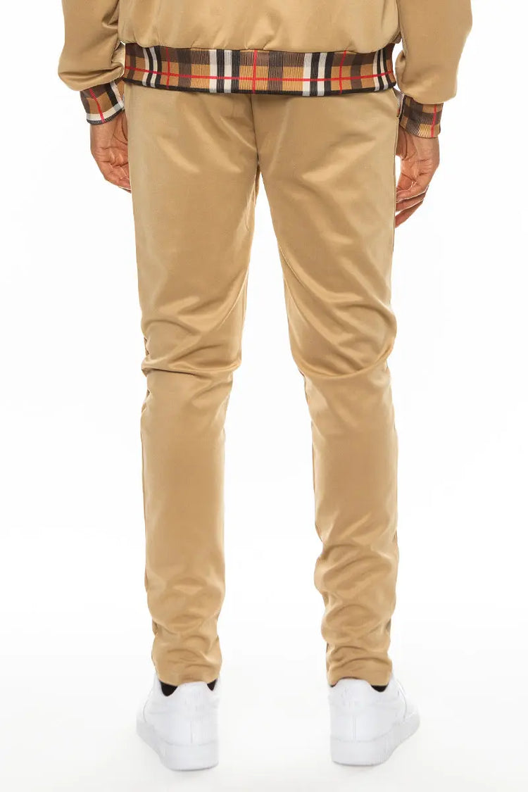 Checkered Detail Track Pant Lime Milo