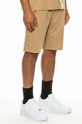Checkered Detail Shorts EMS4102 Lime Milo