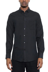 SIGNATURE LONG SLEEVE BUTTON DOWN SHIRT M3515 Lime Milo