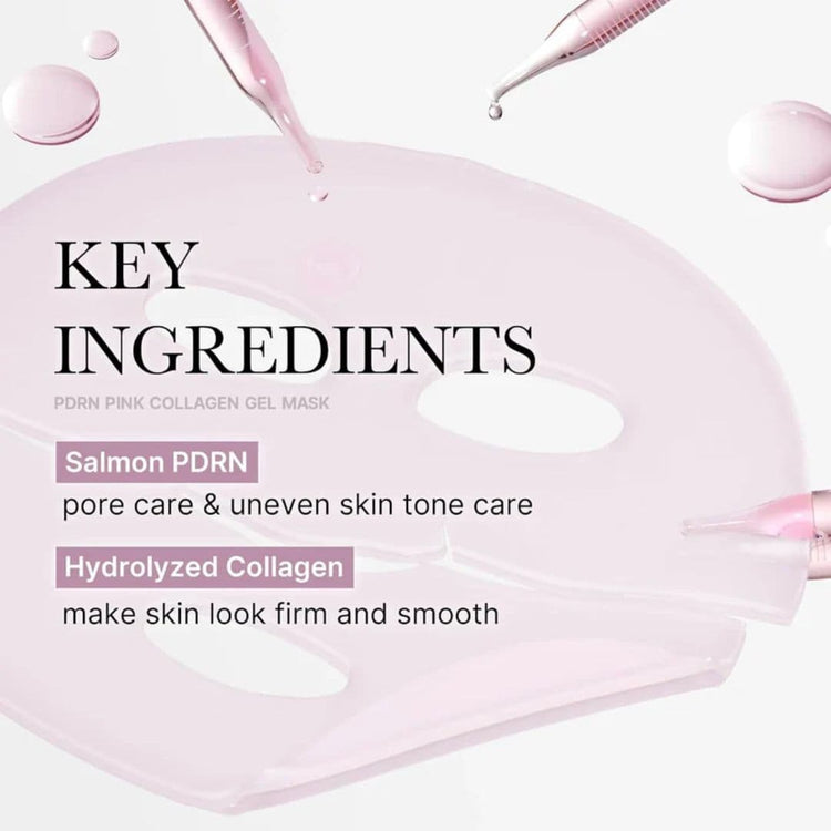 (4 PCS) Medicube PDRN Pink Collagen Gel Mask Box Harlequin Chestnut