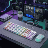 Ninja Dragons Z9i USB Wired Light Up Gaming Keyboard and Mouse Set – Mobile and Laptop Accessories Yellow Pandora