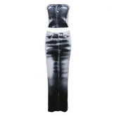 Slim-fit Sheath Split Skirt Carmine Juneberry