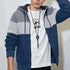 Mens Hooded Zipper Jacket Sweater Jacket Yellow Pandora