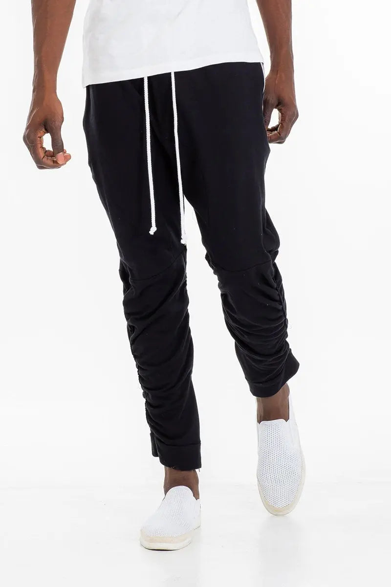 GATHERED BOMBER PANTS Lime Milo