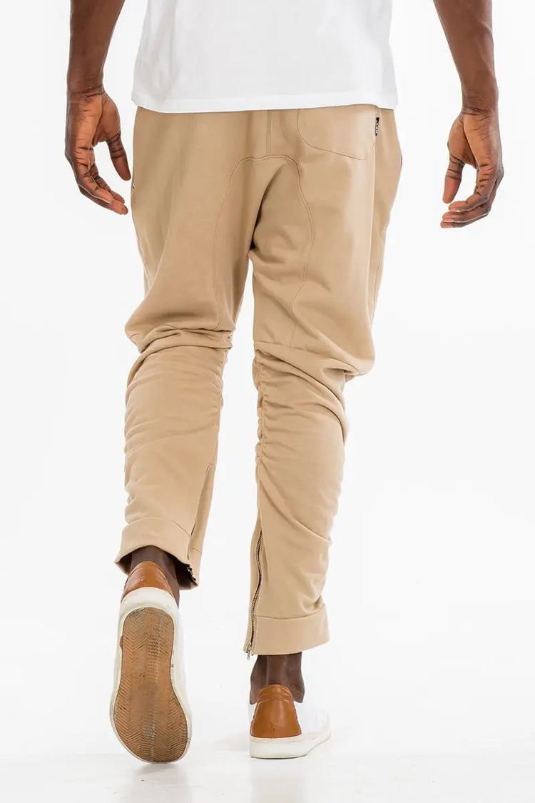 Gathered Cotton Sweats Lime Milo