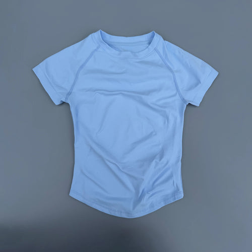 AURA SHARK Sports Short Sleeve Top Seamless Yoga Leotard Clothing AliExpress