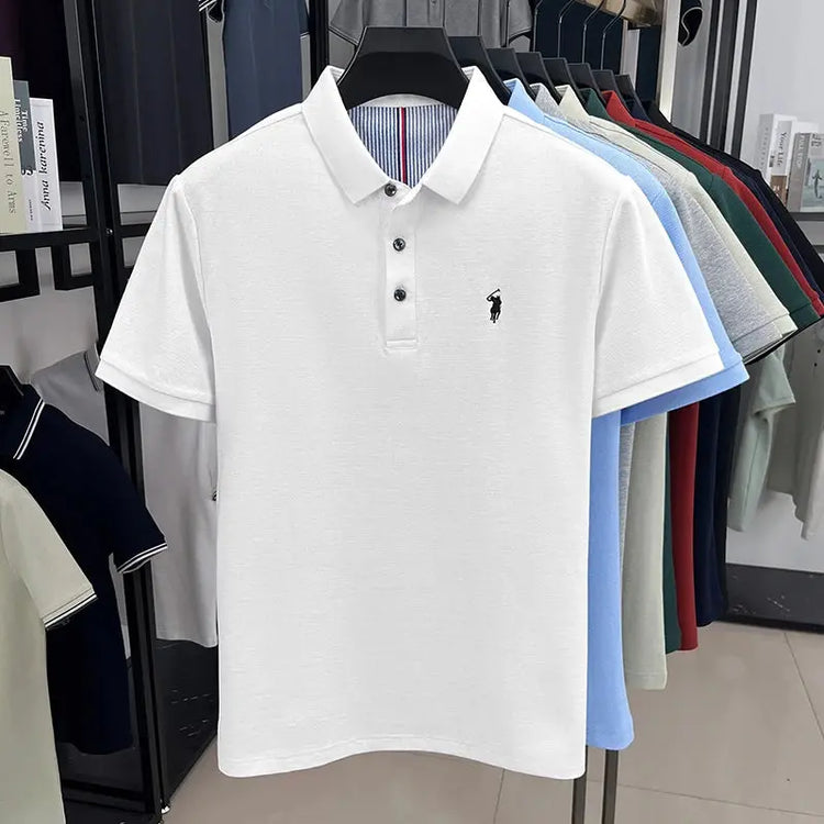 100% pure cotton short sleeved men&