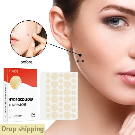 Hydrocolloid Acne Patch Facial Blemishes Pimple Marks Closed Acne Blemishes Cover Acne Pimple Repair Patch Invisible Acne Patch