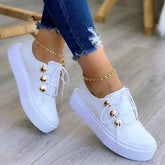 Light Breathable Female Running Shoes Casual Women Vulcanized Shoes Coffee Jasper
