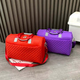 Sac de voyage pliable femme grande capacité en polyester résistant à l&