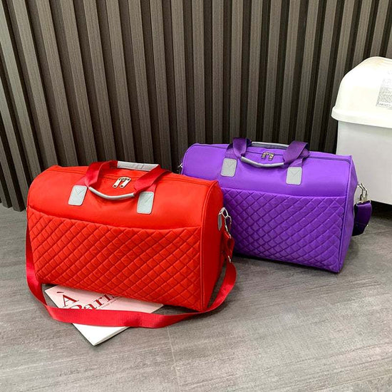 Sac de voyage pliable femme grande capacité en polyester résistant à l&
