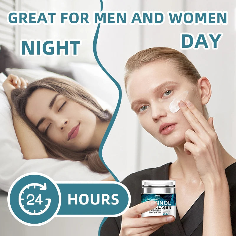 Sumax Retinol Collagen Face Cream 50ml Moisturizer with Hyaluronic AliExpress