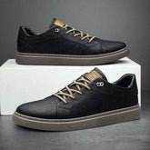 Mens Lace Up Oxford Leather Shoes Yellow Pandora