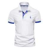 Dropshipping Polo Giraffe Shirt Men Quality Embroidery Summer Short AliExpress