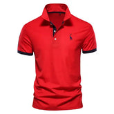 Dropshipping Polo Giraffe Shirt Men Quality Embroidery Summer Short AliExpress